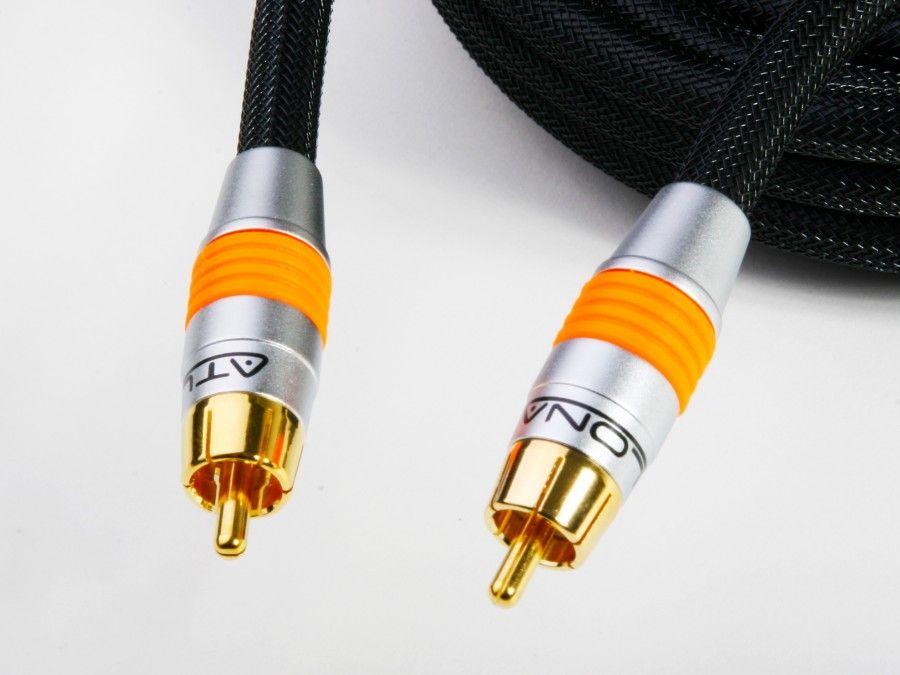 33ft Premium Digital Coax S/PDIF Audio Cable RCA Gold ...