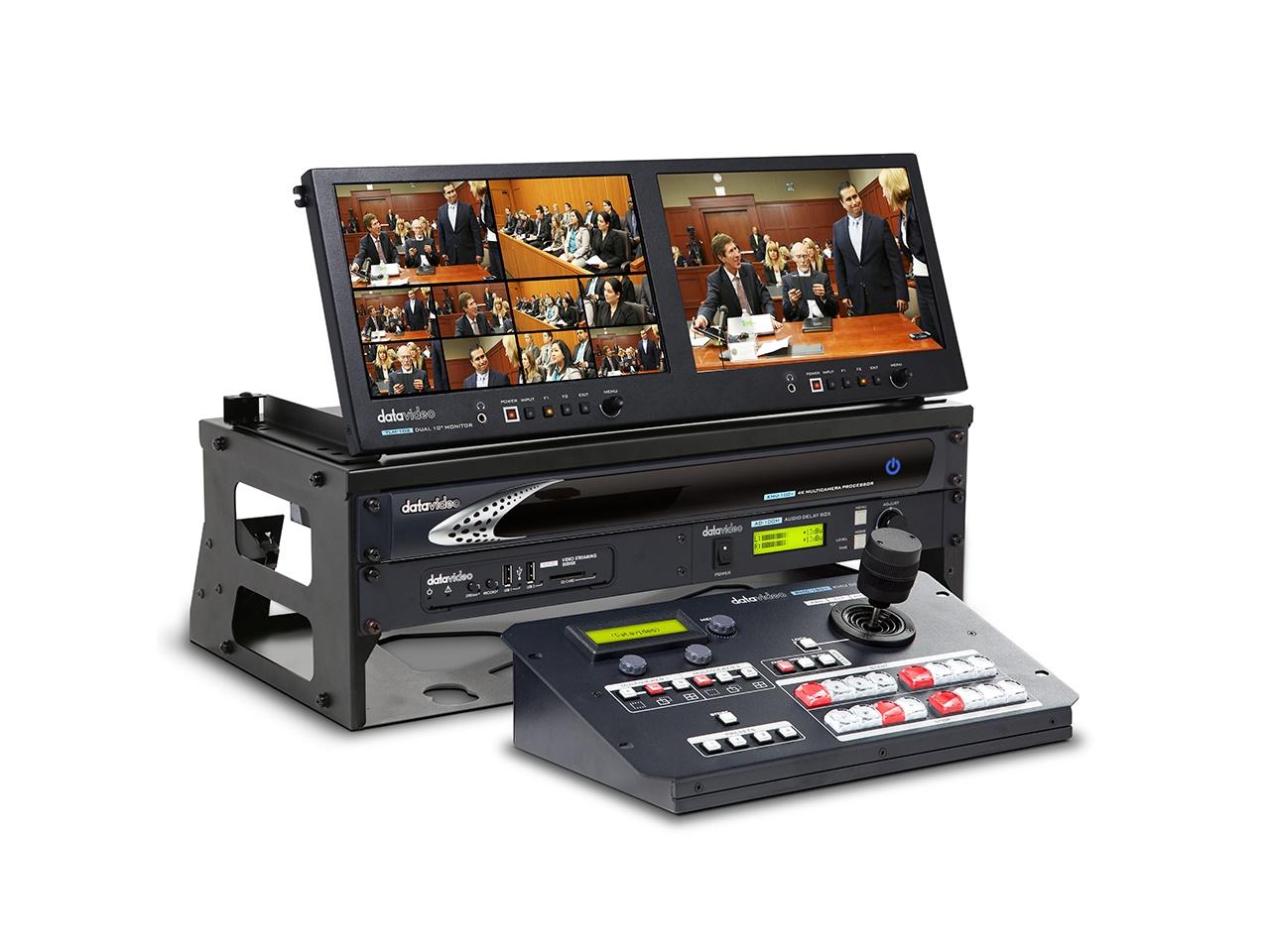 Datavideo Go Kmu 100 Studio 2 Camera 8 Shot Portable Video Production Studio Ebay