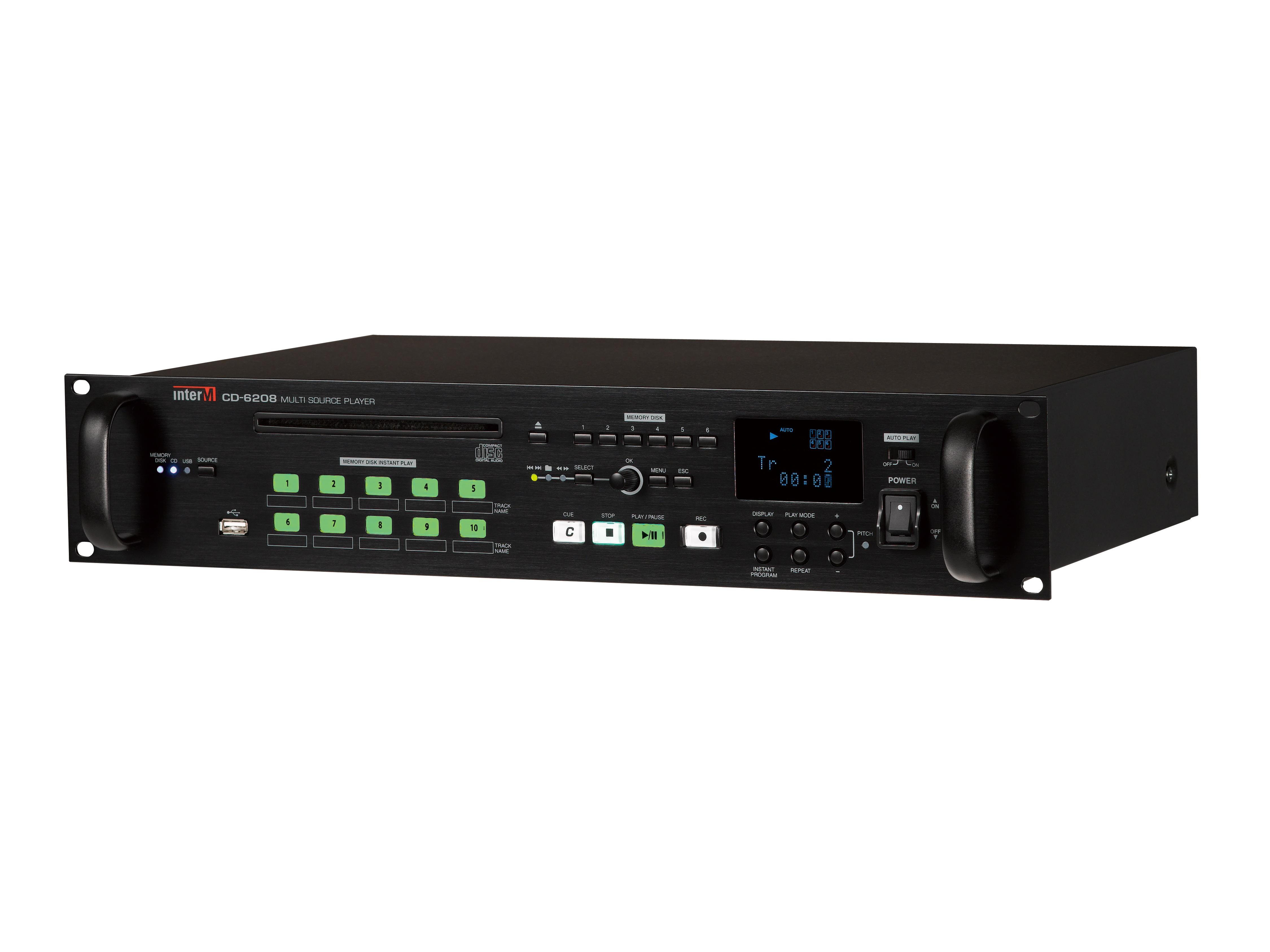 InterM CD6208 CD/USB Player/Virtual 6 Disc Changer/RS