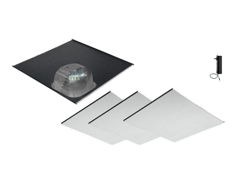 four ceiling speakers